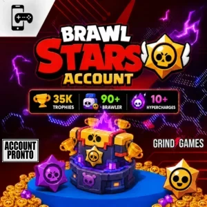 Brawl Stars Account 35K Trofei / 90+ Brawler / 10+ Hypercharges
