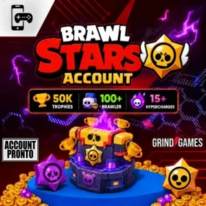 Brawl Stars Account 50K Trofei / 100+ Brawler / 15+ Hypercharges
