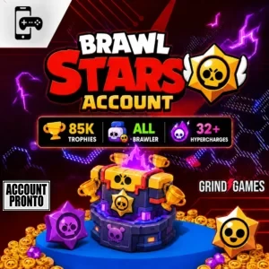 Brawl Stars Account 85K Trofei / Tutti i Brawler / 32+ Hypercharges
