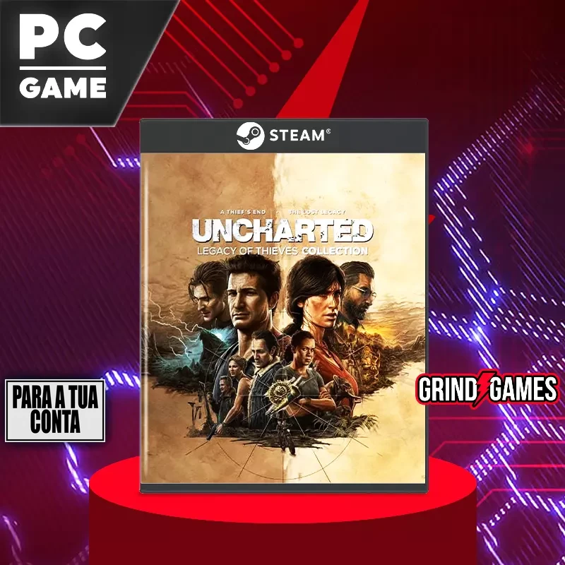 Capa do jogo PC Uncharted: Legacy of Thieves Collection
