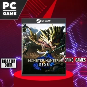 Jogo PC Monster Hunter Rise disponível na Steam.