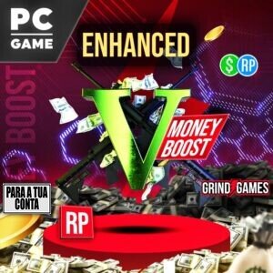 Jogo PC, oferta de boost de dinheiro, melhorado, Grind Games