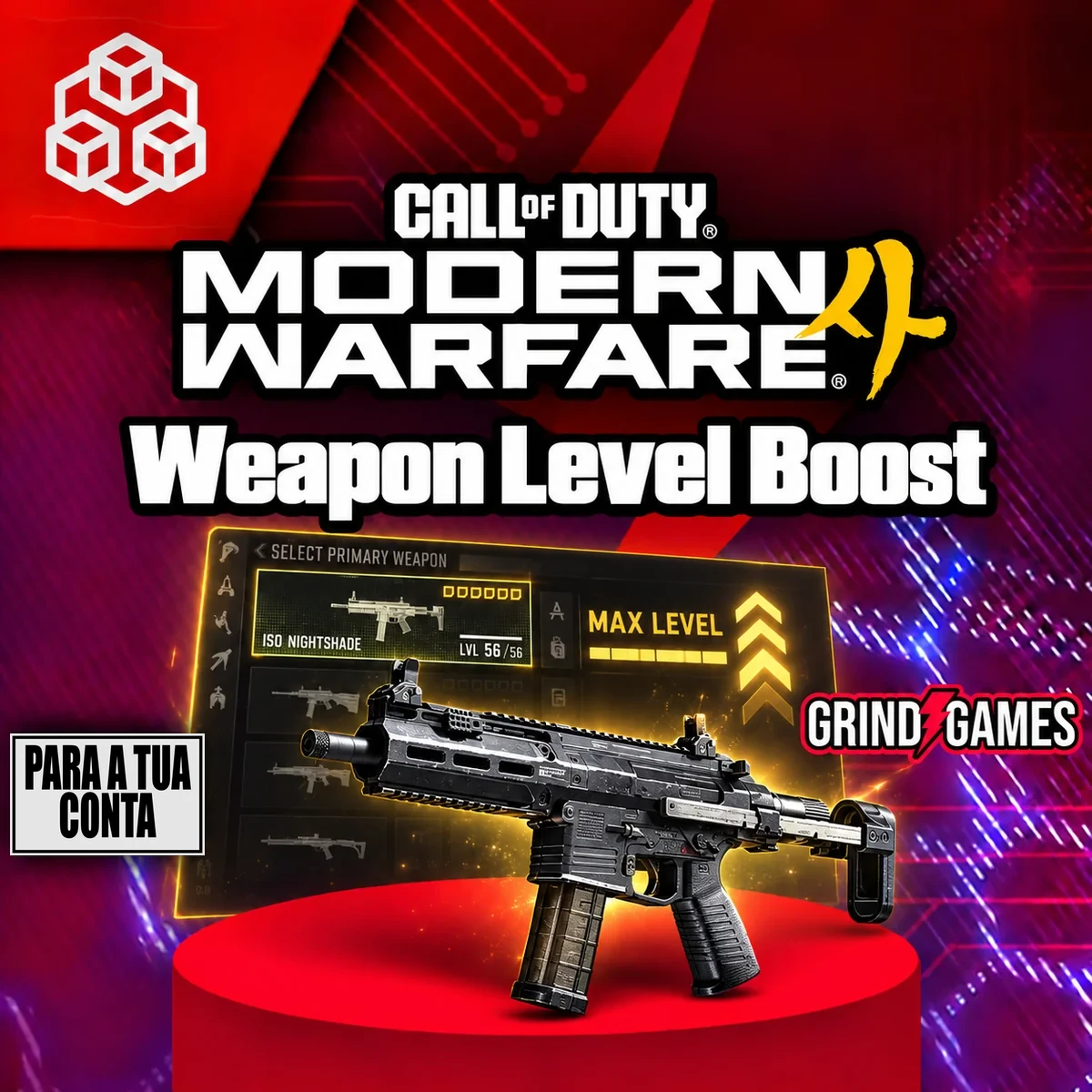 CoD MW4 Boost de nível de armas