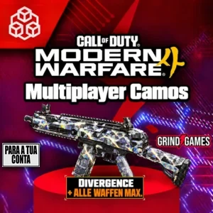 CoD MW4 Divergence boost de camuflagem + todas as armas maximizadas