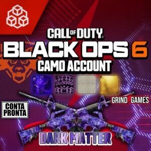 Oferta de conta com camuflagem Call of Duty Black Ops 6