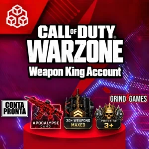 Conta Warzone — Weapon King — Camuflagem Apocalypse + 30 armas no máximo