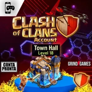 Conta Clash of Clans CV18 no máximo