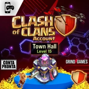 Conta Clash of Clans CV15 no máximo