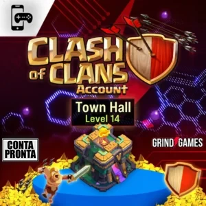 Conta Clash of Clans CV14 no máximo