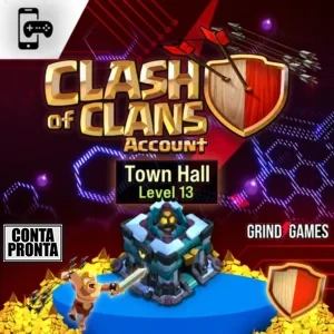 Conta Clash of Clans CV13 no máximo