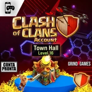Conta Clash of Clans CV16 no máximo